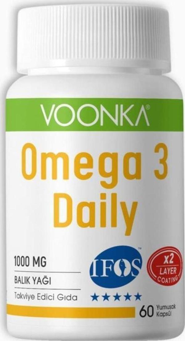 Voonka Omega 3 Daily 60 Yumuşak Kapsül - Image 1