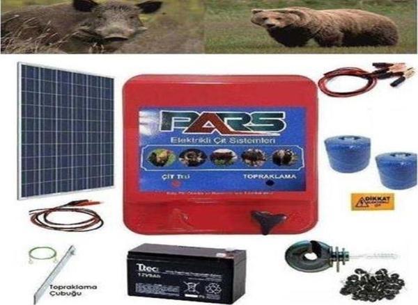 Pars Elektrikli Çit Ayı-Domuz Kovucu Mini Set 1000 - Image 1