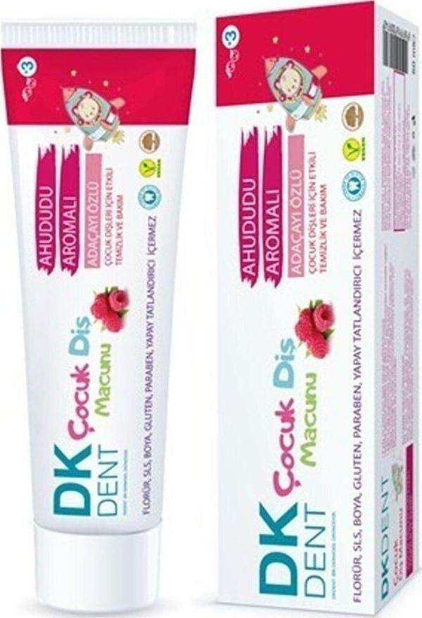 Dk Dent Çocuk Diş Macunu Ahududu Aromalı Adaçayı Özlü 50 Ml - Image 1