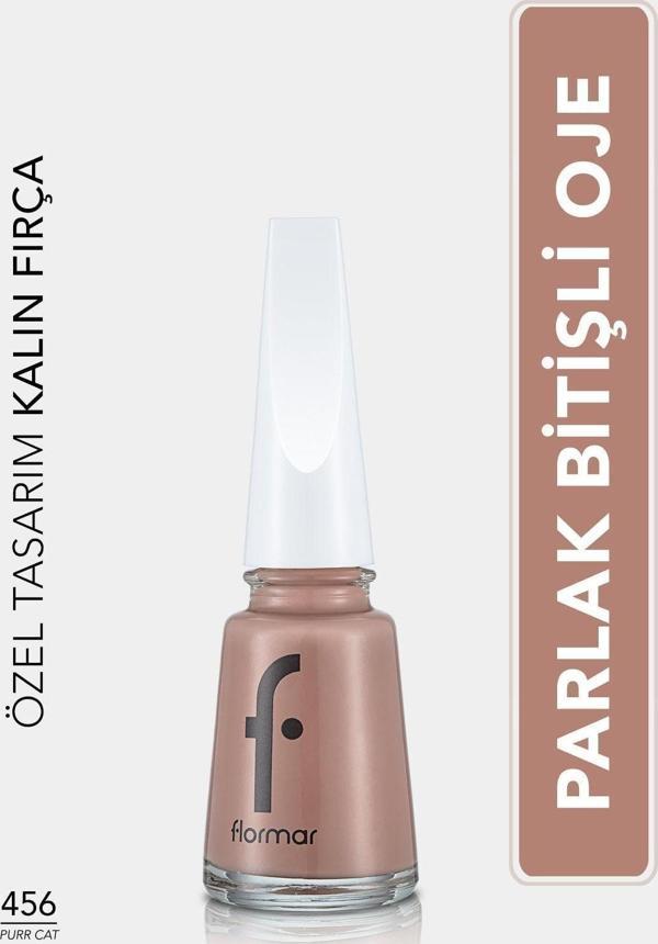 Parlak Oje (PEMBE) - Nail Enamel - 456 Purr Cat - 8682536036160 - Image 1
