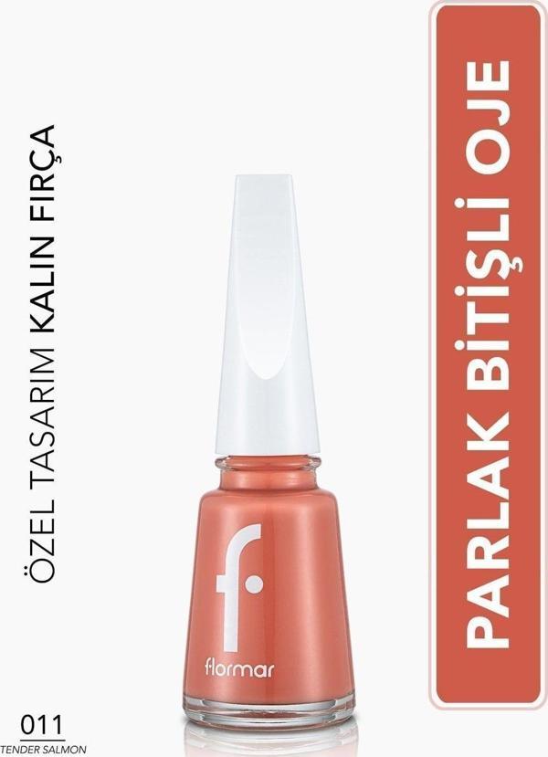 Parlak Oje (TURUNCU) - Nail Enamel - 011 Tender Salmon - 8682536035699 - Image 1