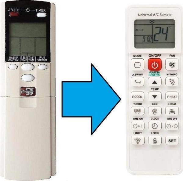 Fujitsu General Ar-dl3 Ar-dl6 Klima Kumandası-Resimde Sağdakİ Gönderilir - Image 1