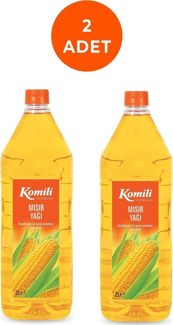 Komili MISIR YAĞI 2 LT PET * 2 ADET - Image 1