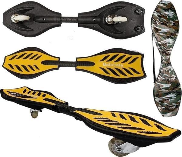Waveboard Şeytan Kaykay Led Işıklı Tekerler Taşıma Çantalı - Image 1