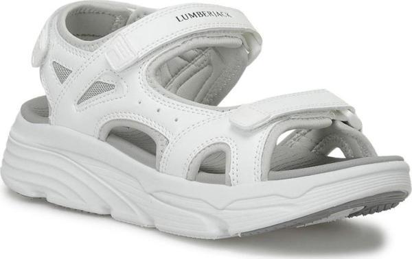 Lumberjack Gena 4Fx Beyaz Anatomik Çırtlı Spor Casual Sandalet - Image 1