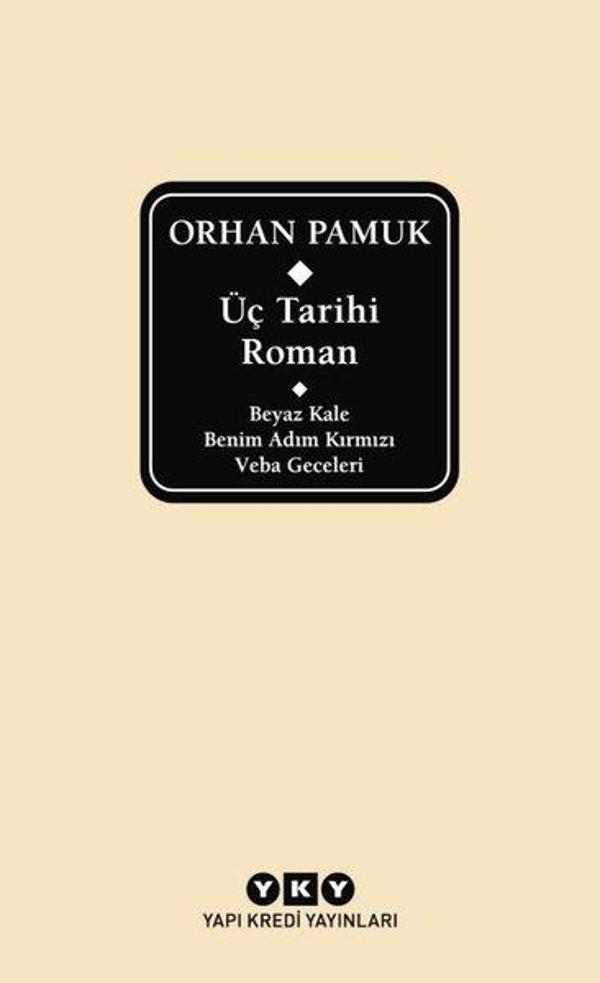 Üç Tarihi Roman - Beyaz Kale - Benim Adım Kırmızı - Veba Geceleri - Kutulu - Delta Özel Seri - Yapı Kredi Yayınları - Image 1
