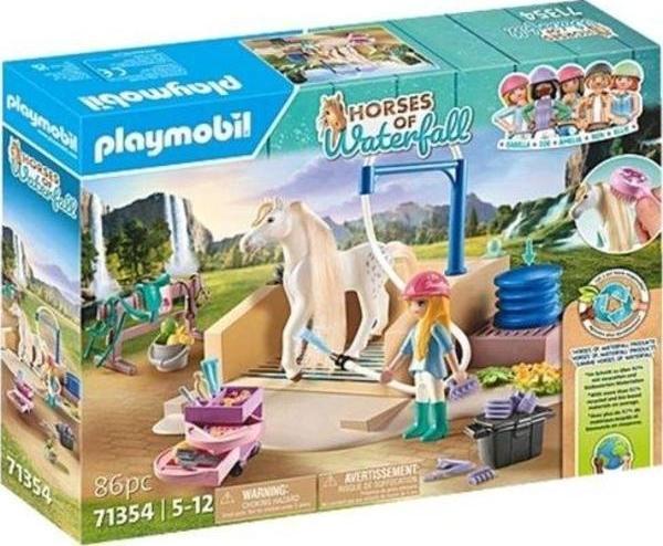 Playmobil Isabella ve Lioness ile Yıkama İstasyonu - Image 1