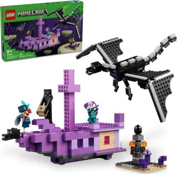 Lego Minecraft Ender Ejderhası ve Son Gemisi 21264 - Image 1