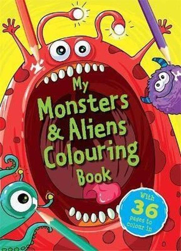My Monsters & Aliens Colouring Book - Igloo Books Ltd - Image 1