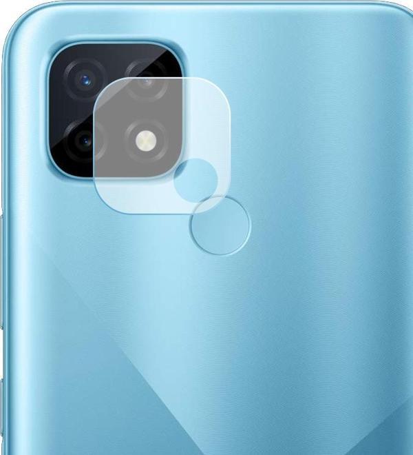 Realme C21 Kamera Lens Koruyucu 3D Cam Şeffaf - Image 1