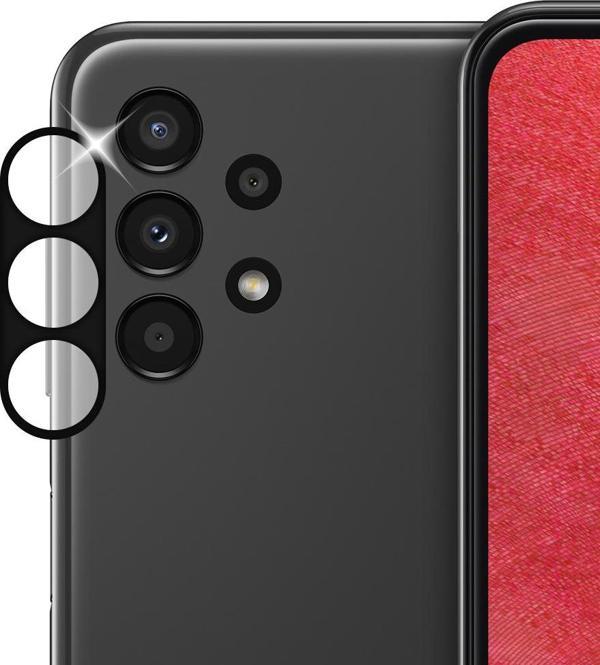 Samsung Galaxy A13 Kamera Lens Koruyucu 3D Cam Siyah - Image 1