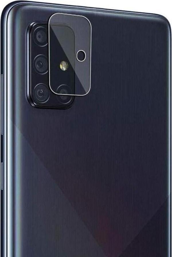 Samsung Galaxy A51 Kamera Lens Koruyucu Nano Cam Şeffaf Tam Kaplama - Image 1