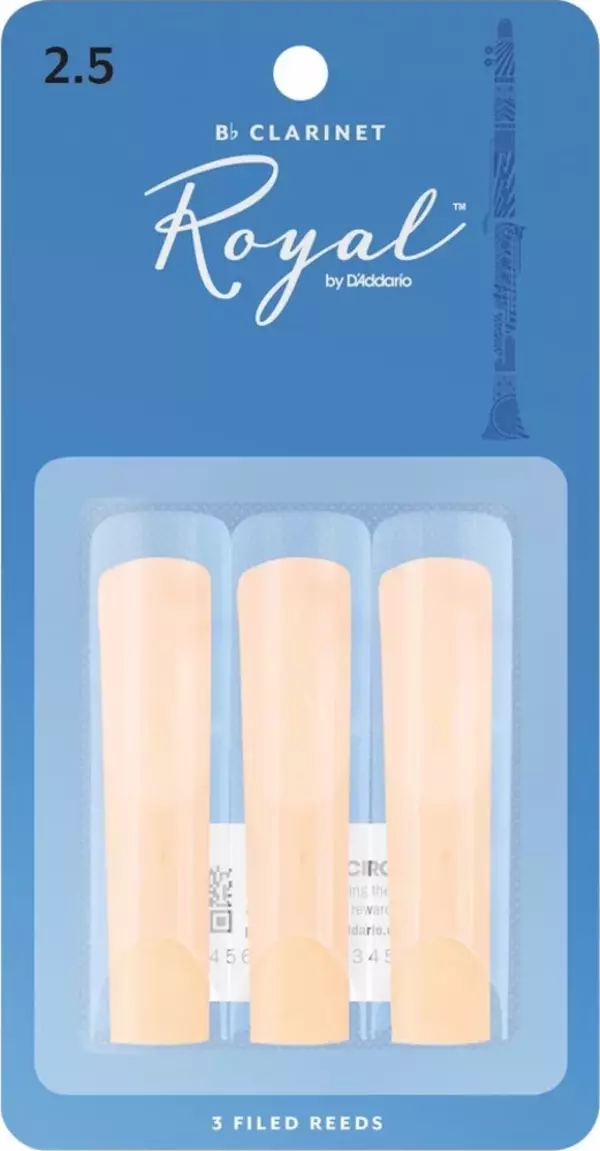 D'addario Woodwinds Royal Rcb0325 Sib Klarnet Kamışı (3 Lü) No:2.5 - Image 1