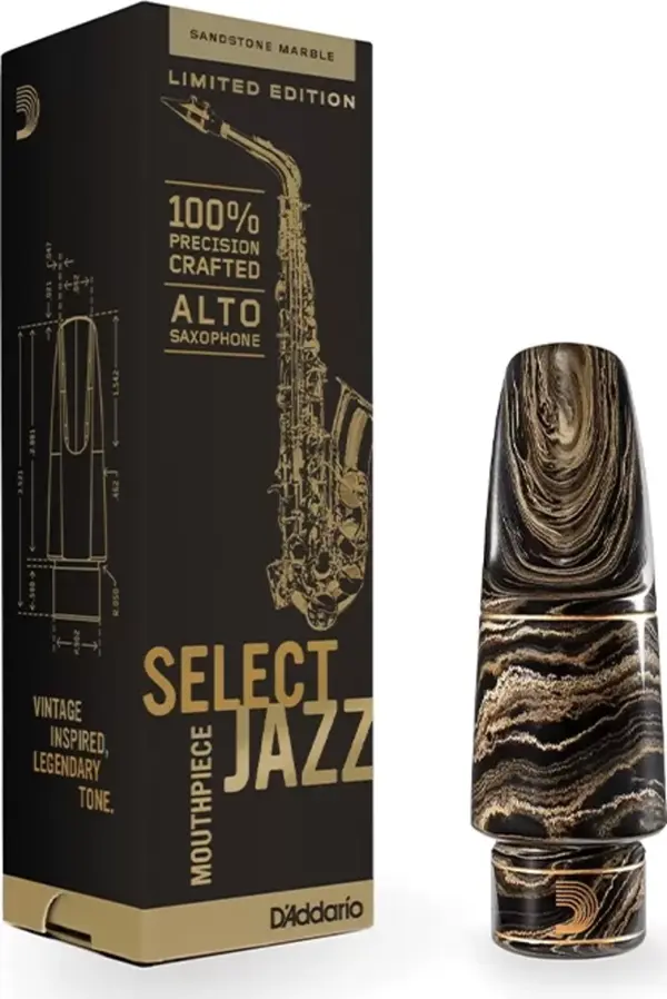 D'addario Woodwinds Select Jazz D8m Marble Alto Saksafon Beki - Image 1