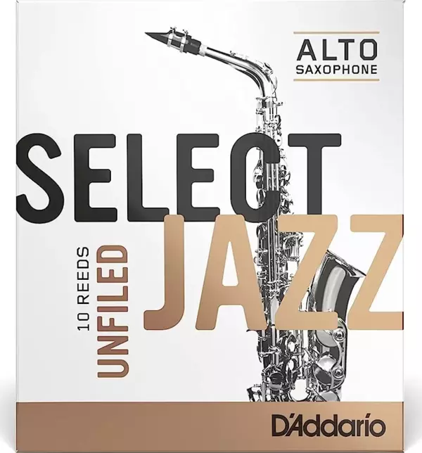 D'addario Woodwinds Select Jazz Unfiled Alto Saksafon Kamışı No:3 Soft - Image 1