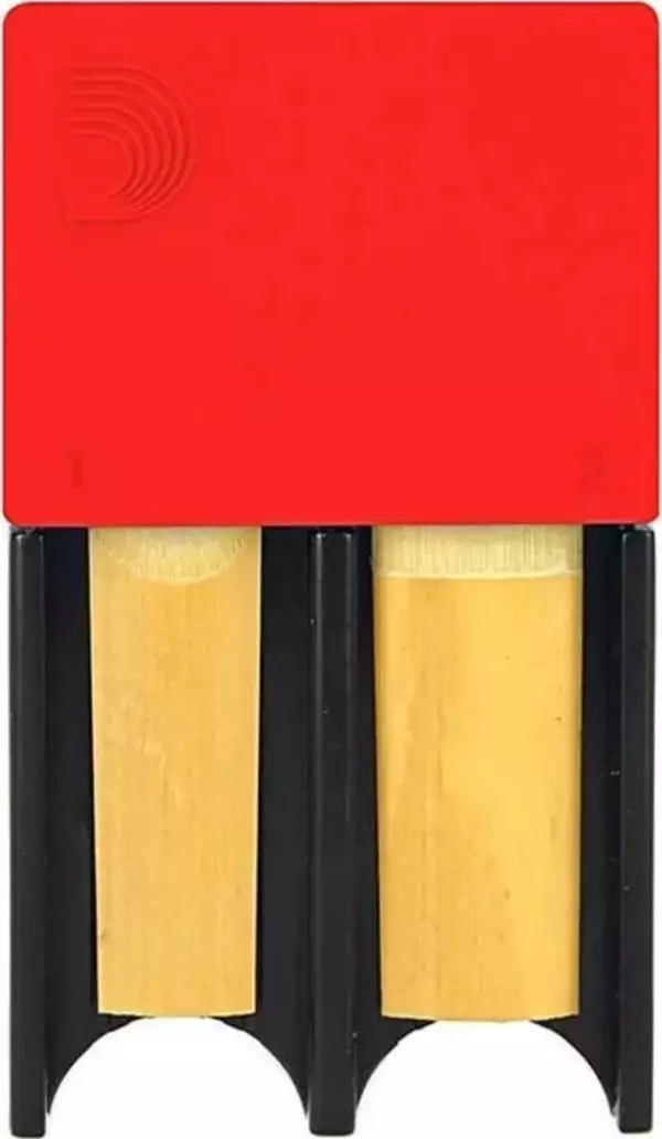 D'addario Sib Klarnet  Soprano Ve Alto Saksafon Kamışı Kutusu - Kırmızı - Image 1