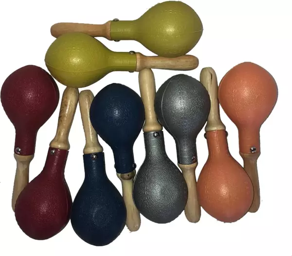 Pm-39 - Tahta Saplı Plastik Marakas - Image 1