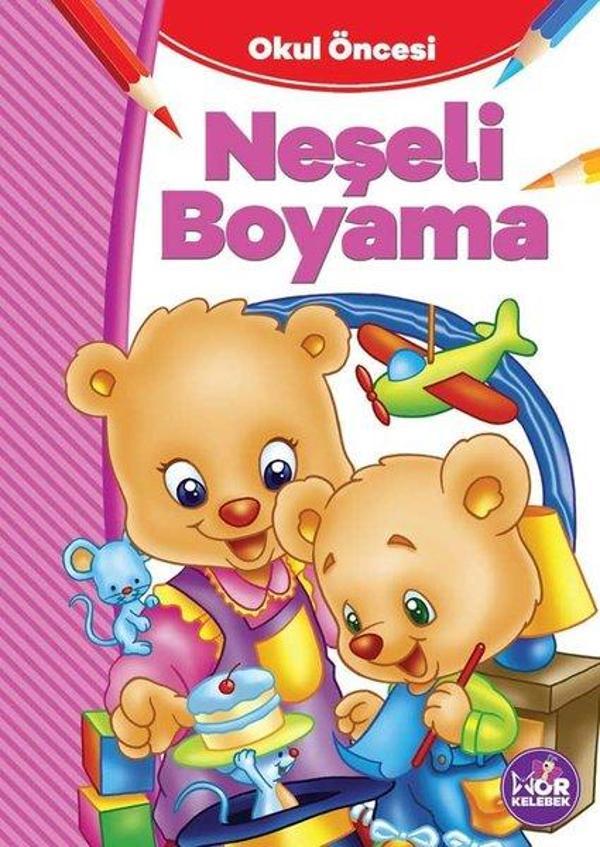 Okul Öncesi Neşeli Boyama - Mor Kelebek - Image 1