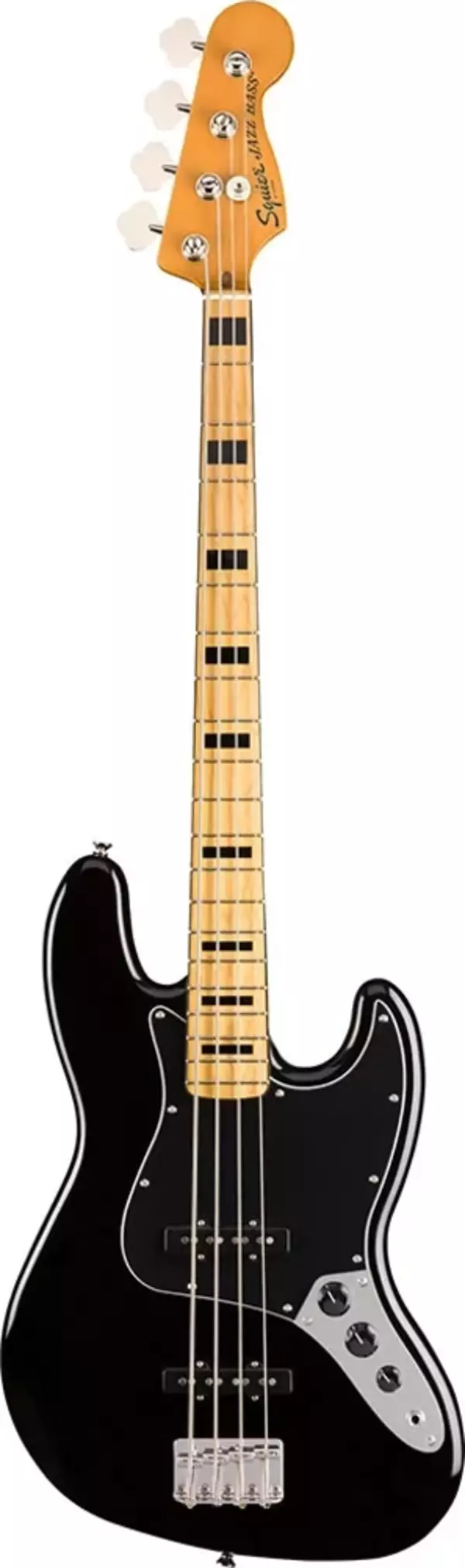 Squier Classic Vibe 70s Jazz Bass Akçaağaç Klavye Black Solak Bas Gitar - Image 1
