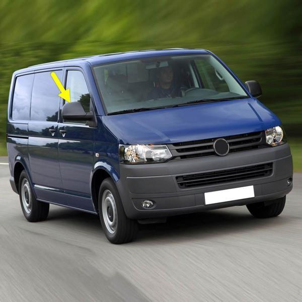 VW Transporter T6 2010-2015 Sağ Dış Ayna Üst Kapağı Siyah 7E1857528F - Image 1