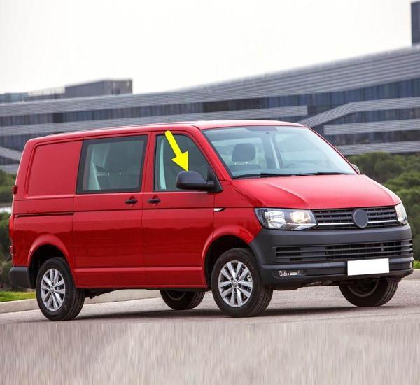 VW Transporter T6 2016-2019 Sağ Dış Ayna Üst Kapağı Siyah 7E1857528F - Image 1