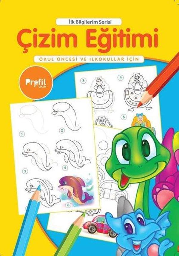 Çizim Eğitimi - Okul Öncesi ve İlkokullar İçin - İlk Bilgilerim Serisi - Profil Çocuk - Image 1