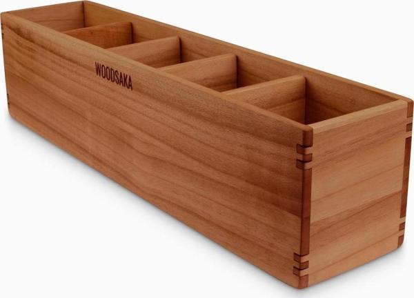 Reka Ayarlanabilir 5 Bölümlü Kalemlik - Kiraz - Image 1