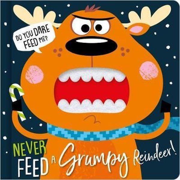 Never Feed A Grumpy Reindeer (board book) - Make Believe Ideas - Image 1