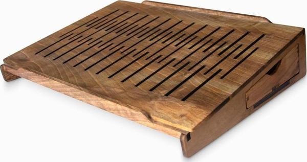Walstand 2.0 Çekmeceli Laptop Standı - Notebook Standı - Ceviz - 15 Inch  - Image 1