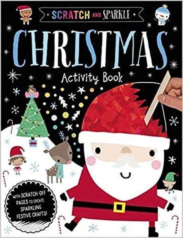 Scratch and Sparkle Christmas Activity Book - Make Believe Ideas - Image 1