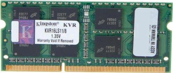 Kingston 8GB DDR3 SoDIMM 1600 1.35V KVR16LS11/8WP - Image 1