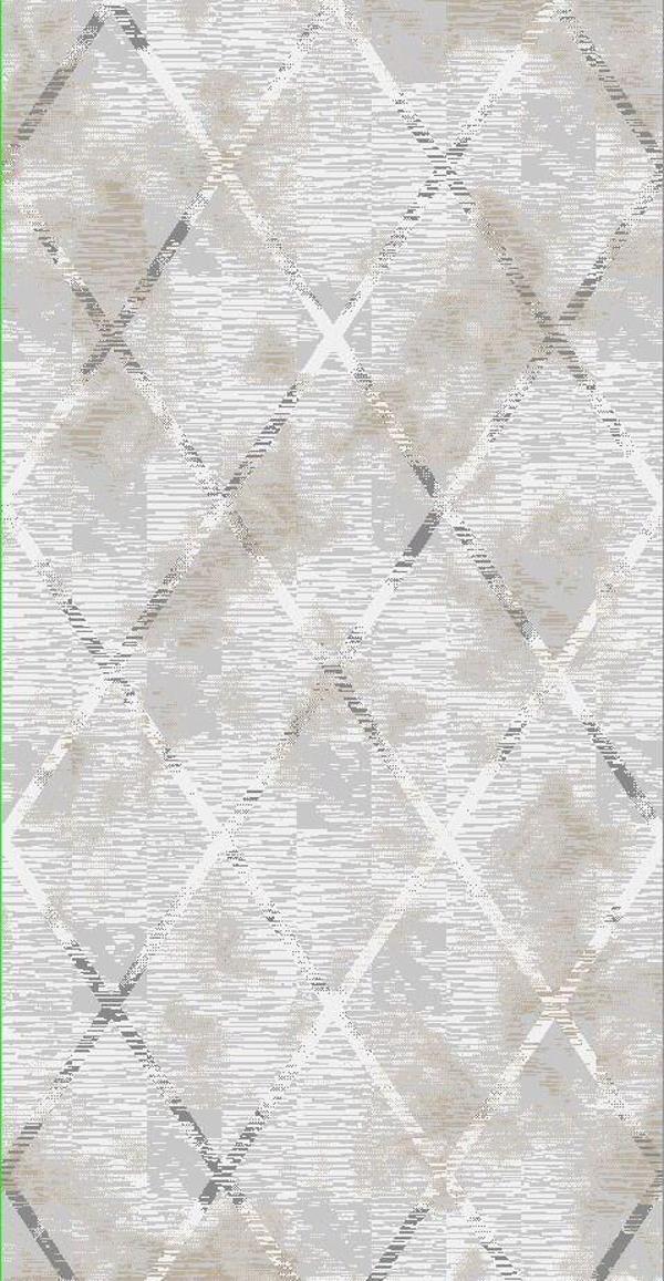 Diamond Halı 25015A 19602 ANTRASİT Model 200*280 Polip Leke Tutmaz Modern Çizgi - Image 1
