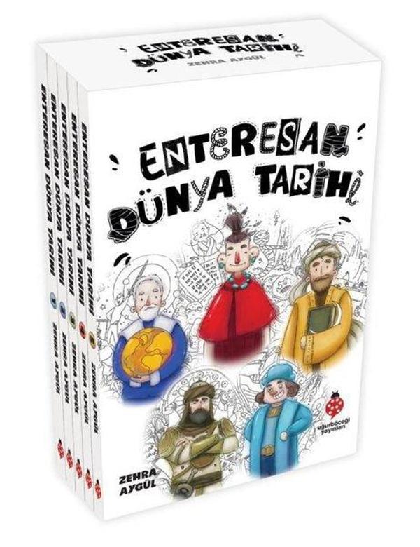Enteresan Dünya Tarihi Seti - 5 Kitap Takım - Uğurböceği - Image 1