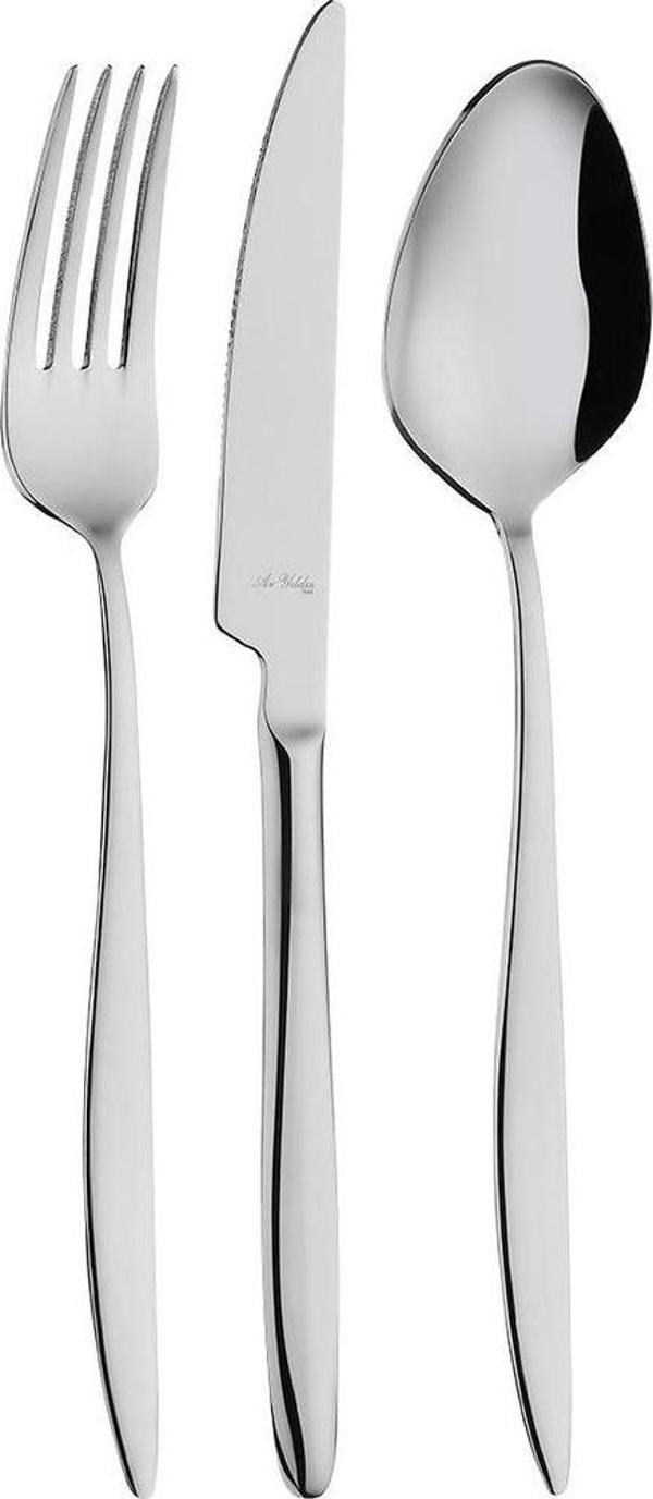 Aryıldız Elegant Krom 60 Parça 12 Kişilik Çatal Kaşık Bıçak Takımı - Image 1