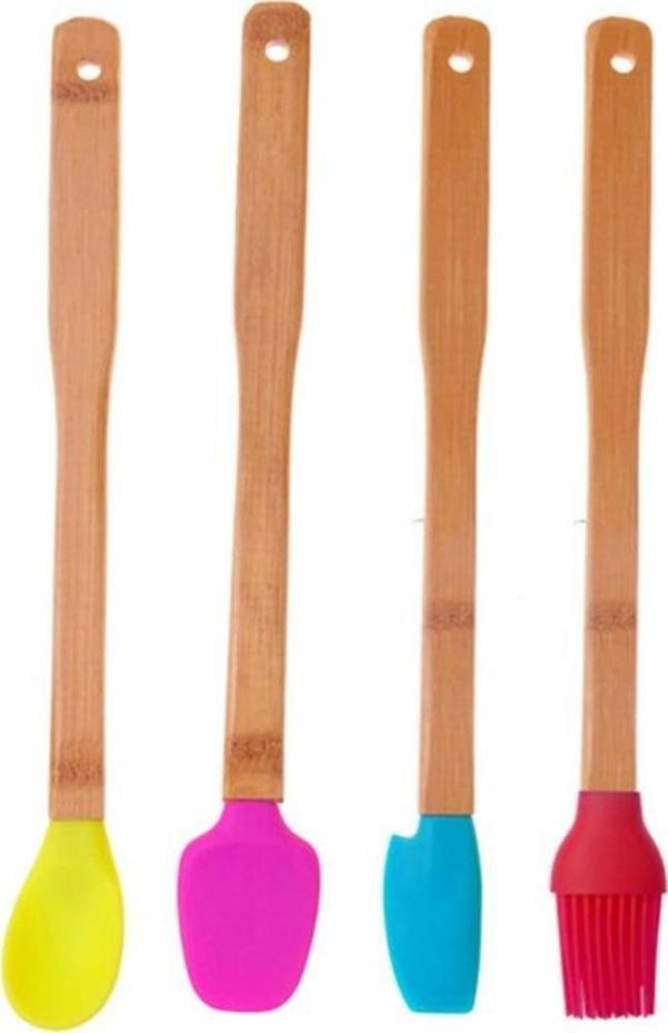 Bambum Zolly 4 Parça Spatula Seti Küçük - Image 1