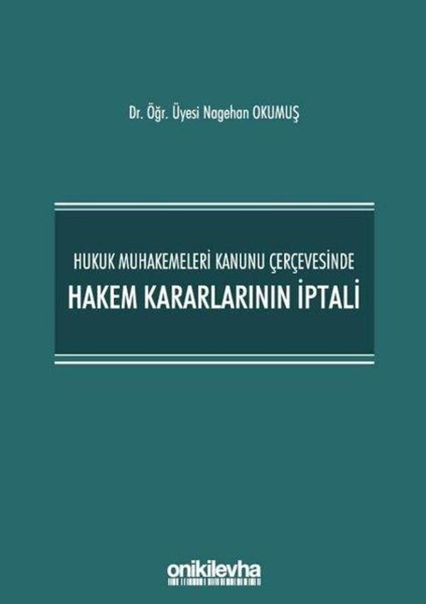 Hukuk Muhakemeleri Kanunu Çerçevesinde Hakem Kararlarının İptali - On İki Levha Yayıncılık - Image 1