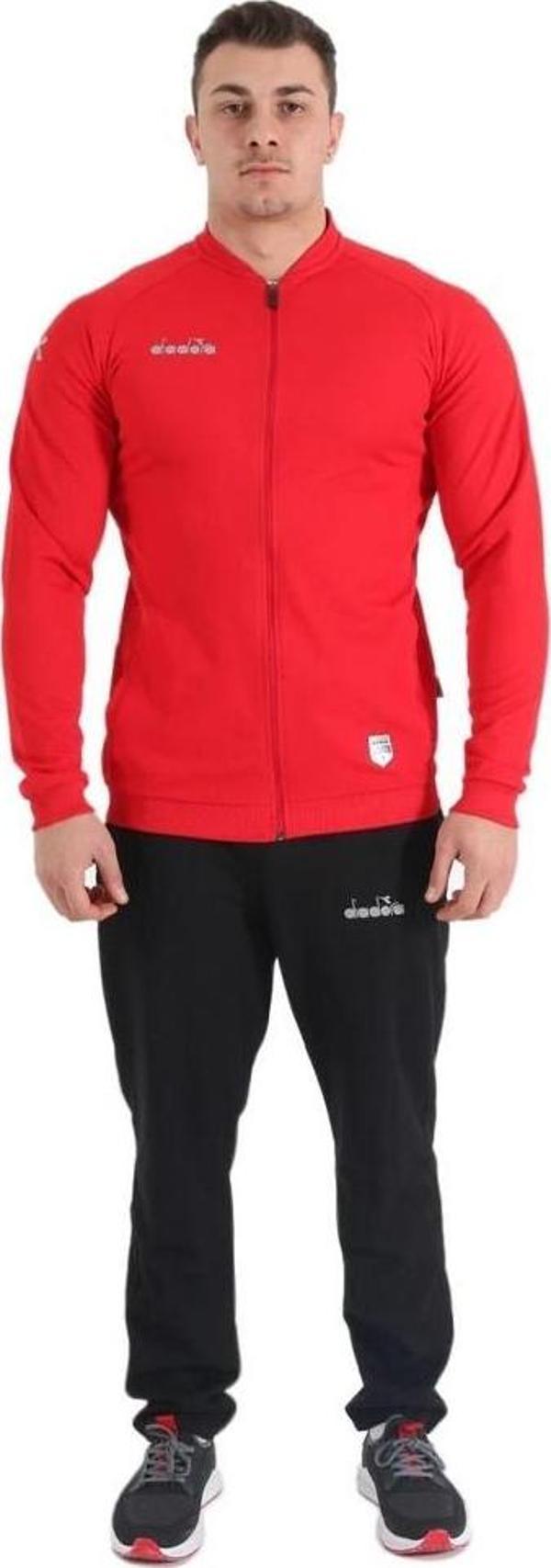 Diadora Nacce 22  Kamp Eşofman Takımı Kırmızı - Image 1