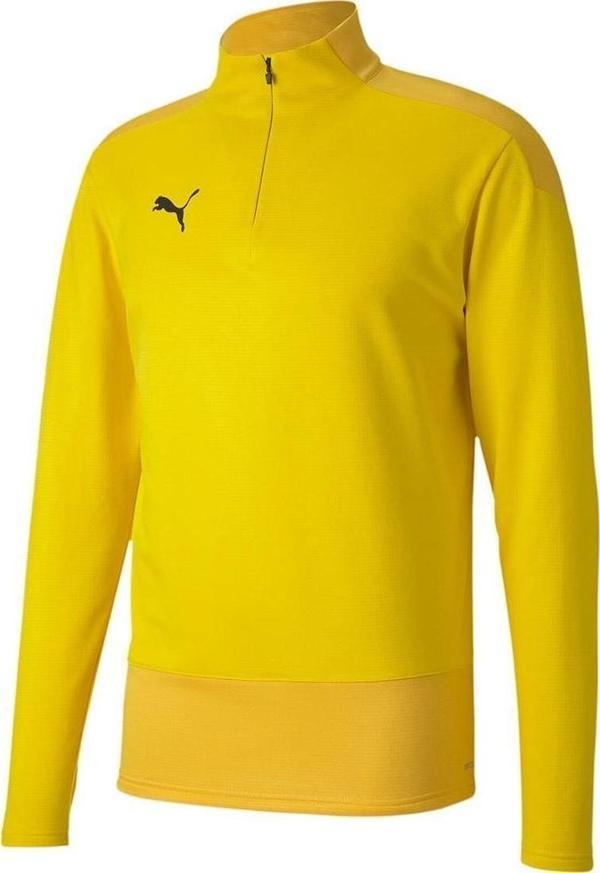 Puma 656476 Teamgoal 23 Training 1 4 Zıp Top Sarı - Image 1