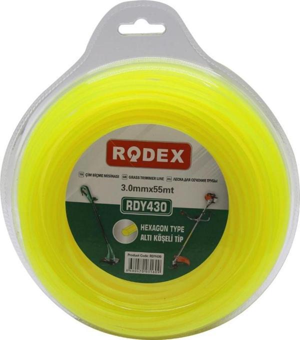 ALTI KÖŞELİ ÇİM BİÇME MİSİNASI 3MMX55MT (2818) - Image 1
