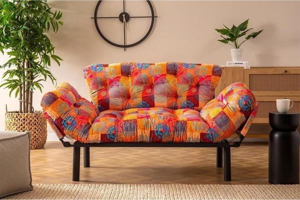 Pafu Nitta İkili Koltuk Patchwork - Image 1