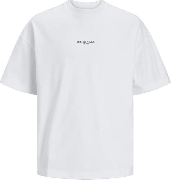 Jack&Jones 12251774 Jorsantorini Tee Ss Crew Neck Beyaz - Image 1