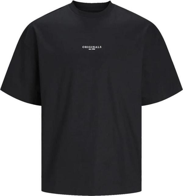 Jack&Jones 12251774 Jorsantorini Tee Ss Crew Neck Siyah - Image 1