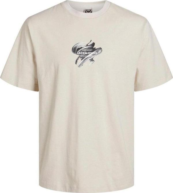 Jack&Jones 12254609 Jcotint Tee Ss Crew Neck Bej - Image 1