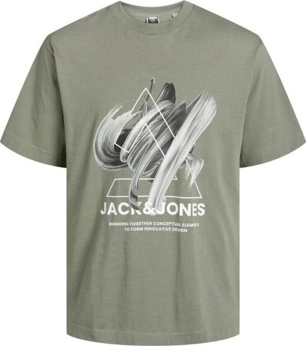 Jack&Jones 12254609 Jcotint Tee Ss Crew Neck Yeşil - Image 1