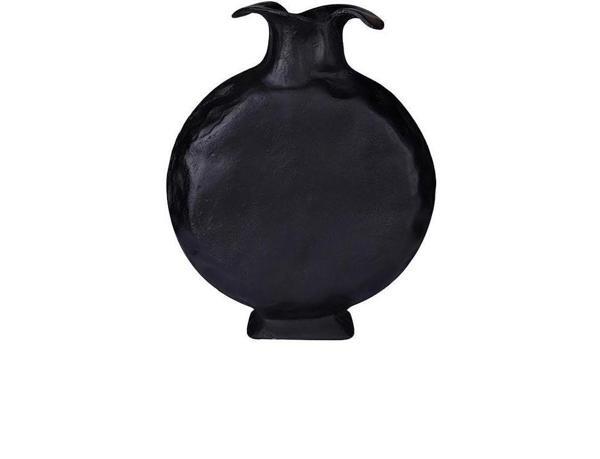 Lucky Art Siyah Modern Vazo 26x7x33 cm - Image 1