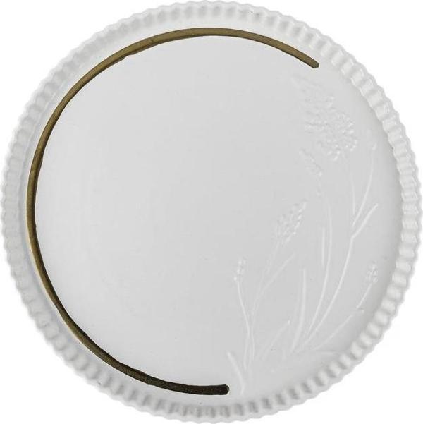 Mikasa Moor Beyaz Dokuzlu 2'li Porselen Servis Tabağı 26cm - Image 1