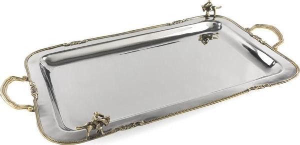 Mikasa Moor Gold Gümüş Tepsi 56x29x5cm - Image 1