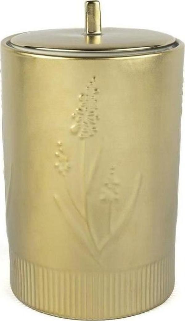 Mikasa Moor Gold Porselen Kavanoz 12x21cm - Image 1