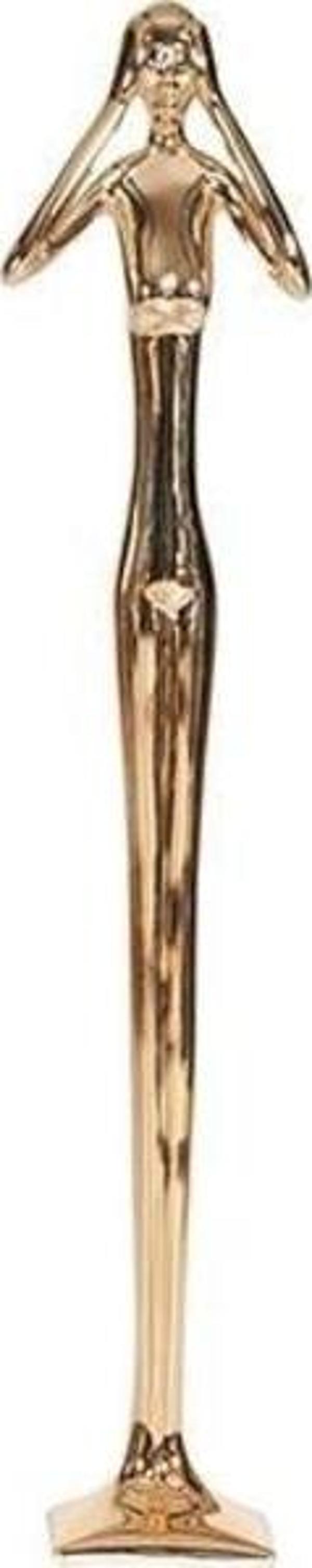Lamedore Uzun Biblo (Duymadım) Gold 14x10x73 Cm - Image 1