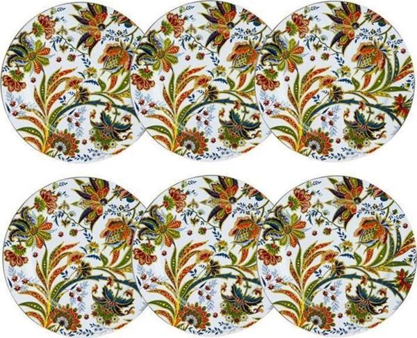 Lucky Art  Art Yvette 6 lı Servis Tabağı 20 cm - Image 1
